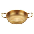 Stainless Steel Paella Pan & Seafood Pot – 18–26cm | Richie's Cookware Pot Pan Richie's Gold 22cm