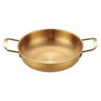 Stainless Steel Paella Pan & Seafood Pot – 18–26cm | Richie's Cookware Pot Pan Richie's Gold 22cm