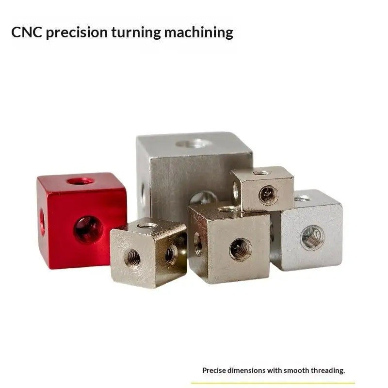 10pcs M3 Aluminum Alloy Square Cube Nut Connector Block DIY Hardware Fastener Nuts Richie's