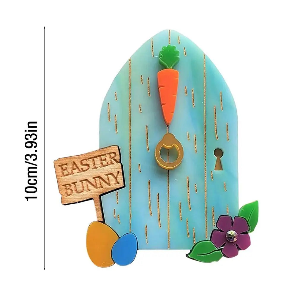 Wooden Fairy Gate Garden Sculpture – Fairy Tale Figurine Garden Sculpture Richie's