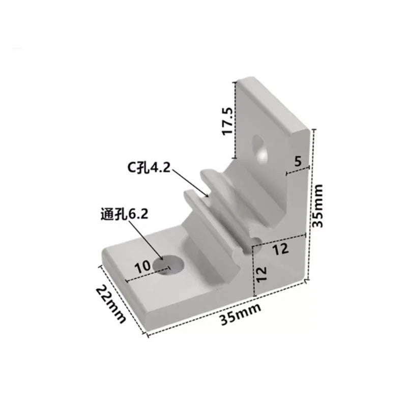Aluminum Extrusion Corner Bracket 2020 3030 Right Angle Connector Corner Bracket Richie's