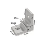 Aluminum Extrusion Corner Bracket 2020 3030 Right Angle Connector Corner Bracket Richie's
