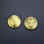 Solid Brass Chrysanthemum Rivets for DIY Leathercraft & Bags Decorative Leather Rivets Richie's