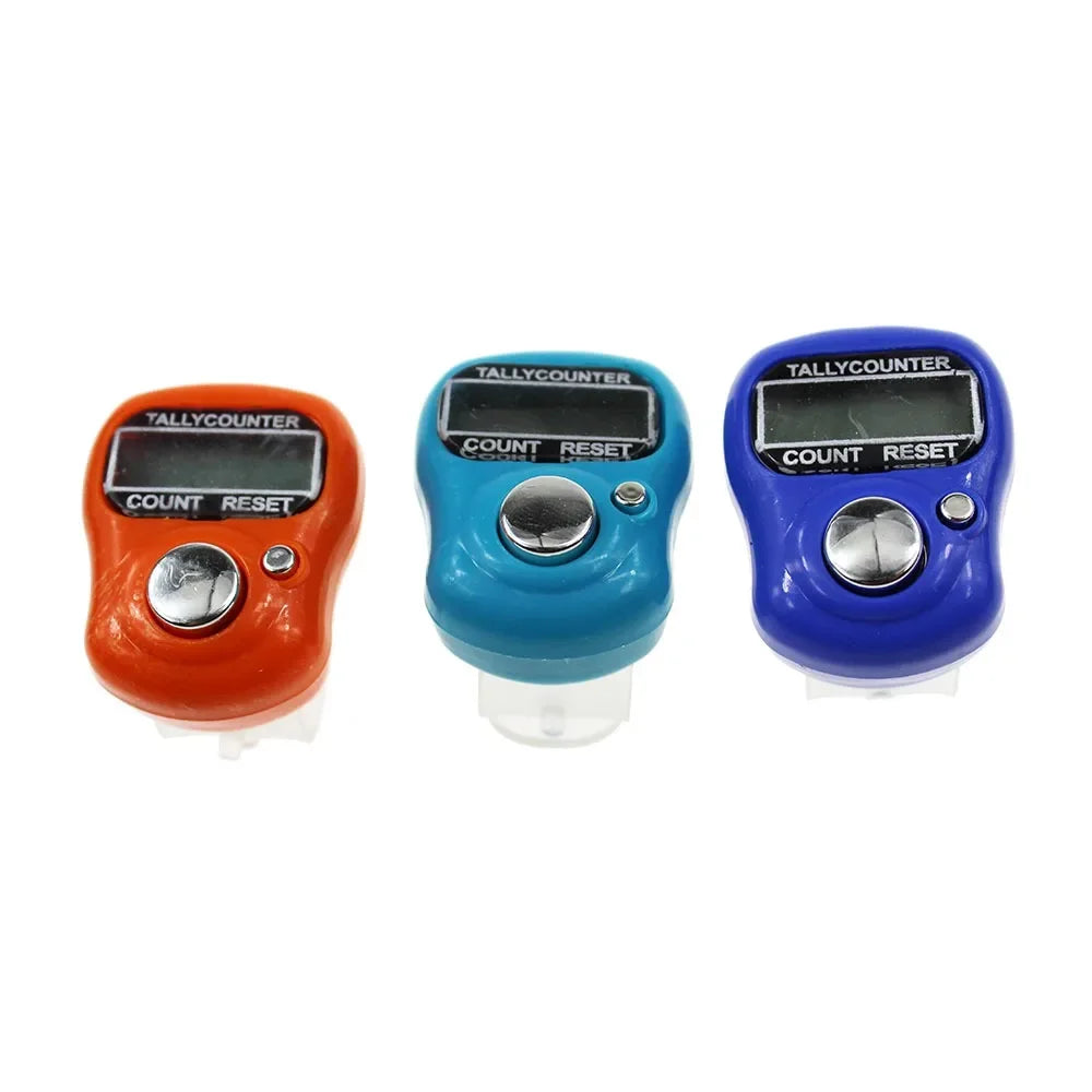 100pcs Mini Ring Finger Tally Counter LCD Digital 5-Digit Digital Tally Counter Richie's