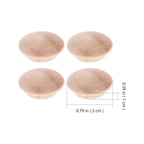 25Pcs Hardwood Button Wood Plugs – Furniture & Stair Hole Cover Wood Hole Plugs Richie's