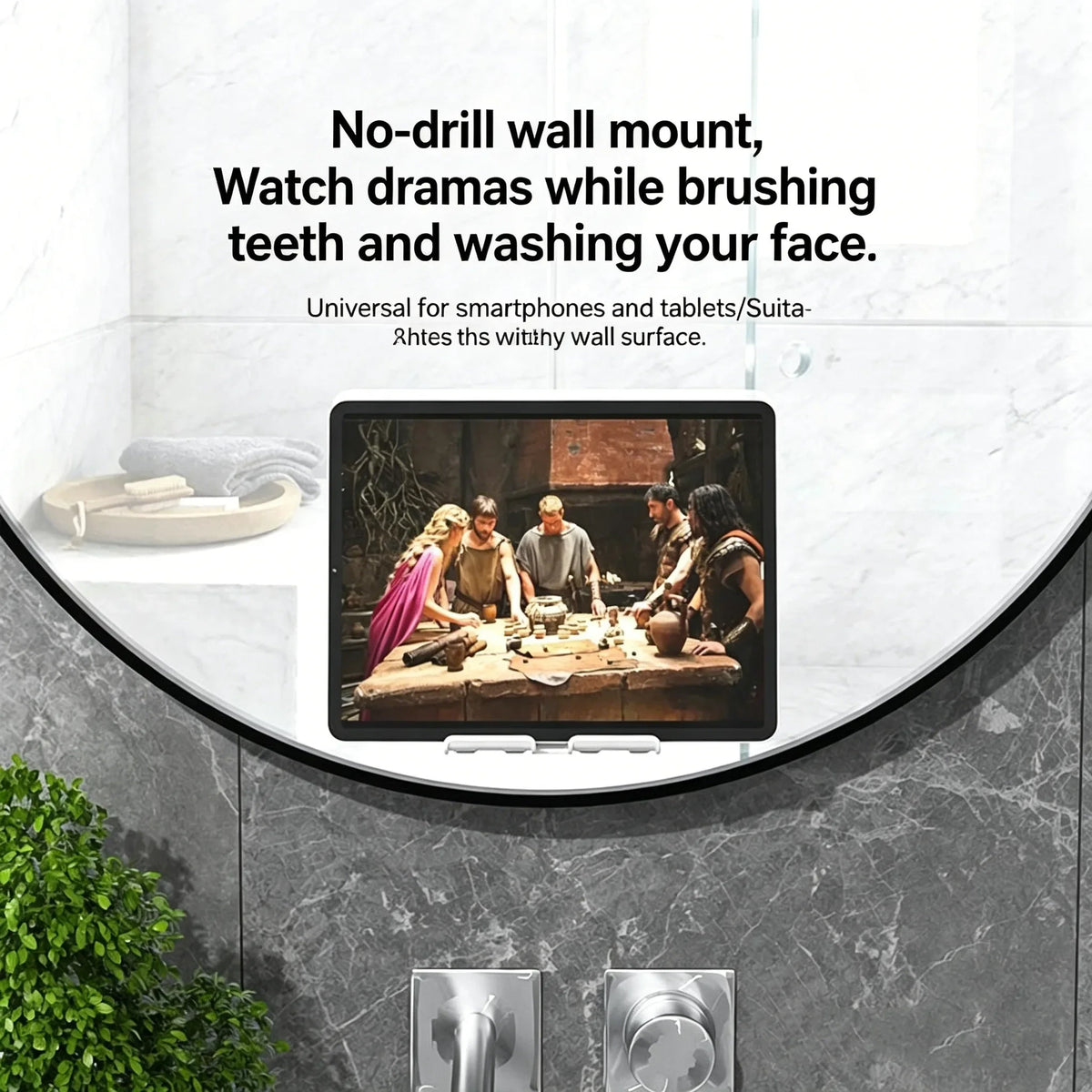 Wall Mount Shower Phone Holder – Self-Adhesive, No-Drill Phone Wall Mount Richie's
