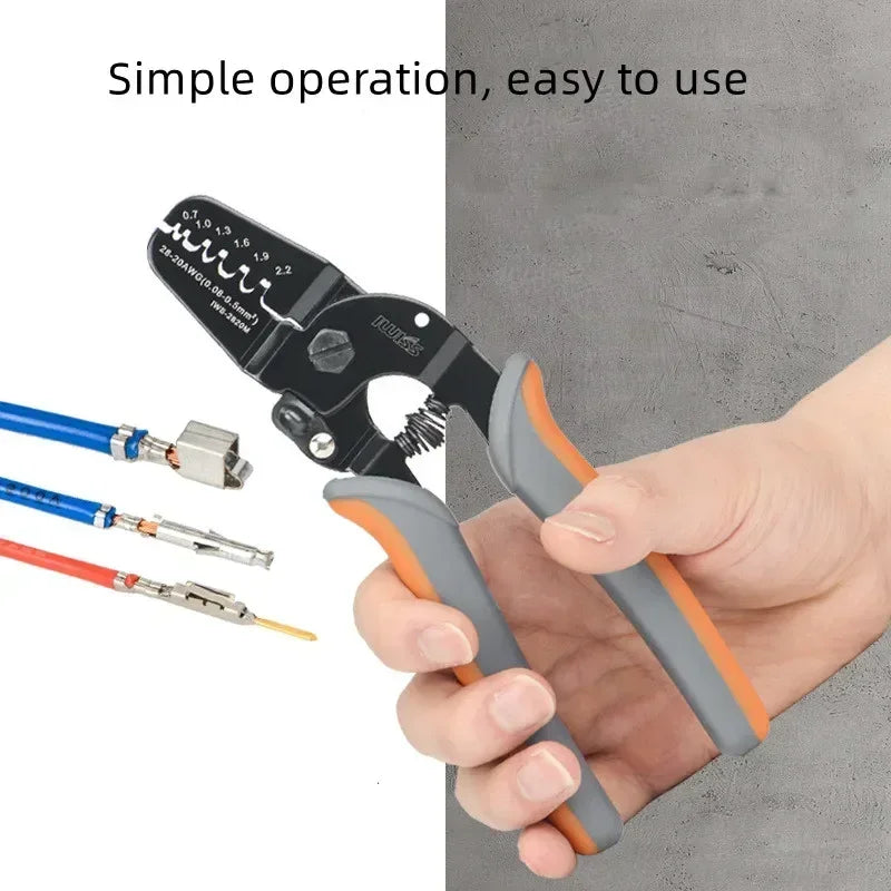 IWISS Mini Micro Open Barrel Crimping Plier AWG 28-20 Crimping Plier Richie's