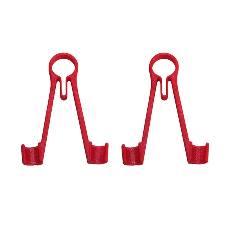 2-Pack Ergonomic Multimeter Probe Holder Clips – One-Hand Use Probe Holder Clip Richie's Red-2Pcs