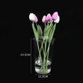 Nordic Acrylic Flower Vase – Modern Transparent Home Décor Decorative Flower Vase Richie's Round-24.5-16cm