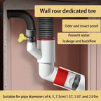 360° Rotating Sewer Drain Adapter – Anti-Backflow Seal Plug Drain Seal Adapter Richie's
