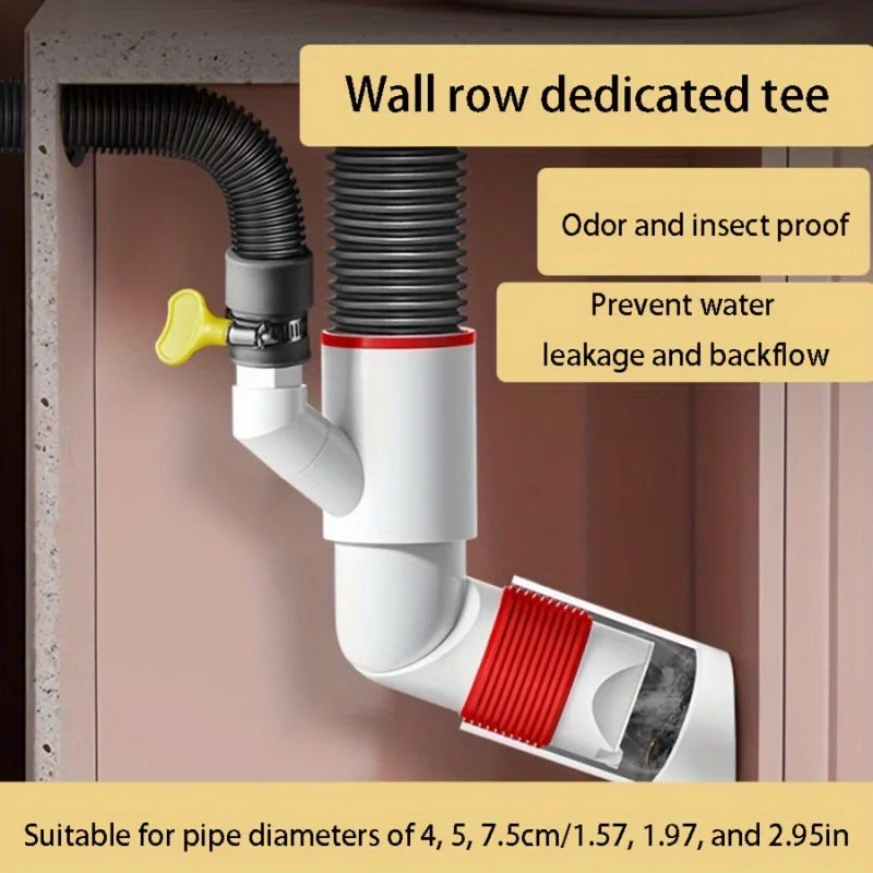 360° Rotating Sewer Drain Adapter – Anti-Backflow Seal Plug Drain Seal Adapter Richie's