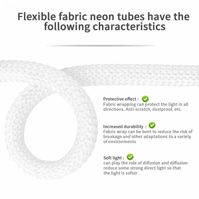 5M 200-LED RGBIC Neon Strip WS2812B IP67 Smart Flexible Light Smart LED Strip Light Richie's