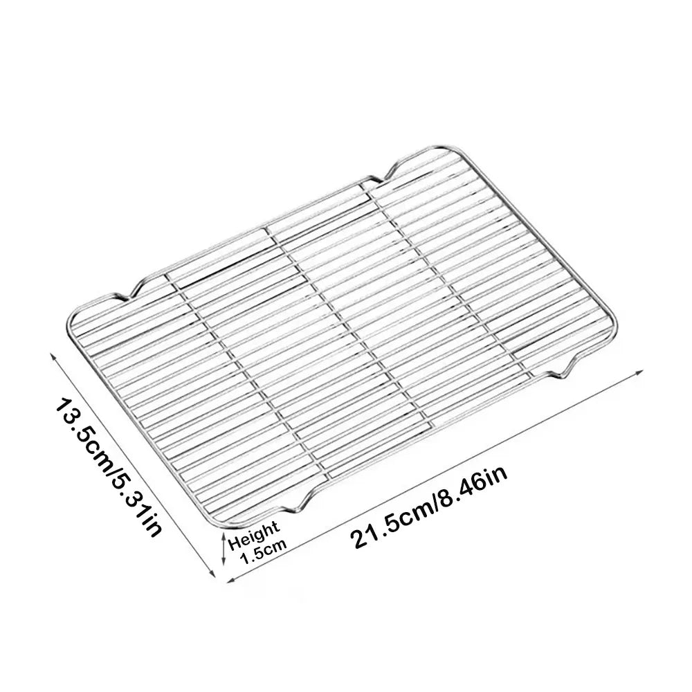 Stainless Steel Cooling Rack Non-Stick BBQ & Cake Cooler Baking Cooling Rack Richie's 21.5x13.5cm