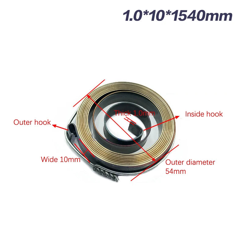 Spiral Coil Torsion Spring 0.7–1.5mm Alloy Steel Scroll Spring Torsion Coil Spring Richie's A5