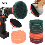 Power Scrubber Scouring Pad Kit – Drill Attachment for Tile & Tubs Drill Scrubber Kit Richie's