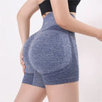 Women's Seamless Gym Shorts – Yoga, Cycling & Fitness Legging Women's Gym Shorts Richie's royal blue L XL