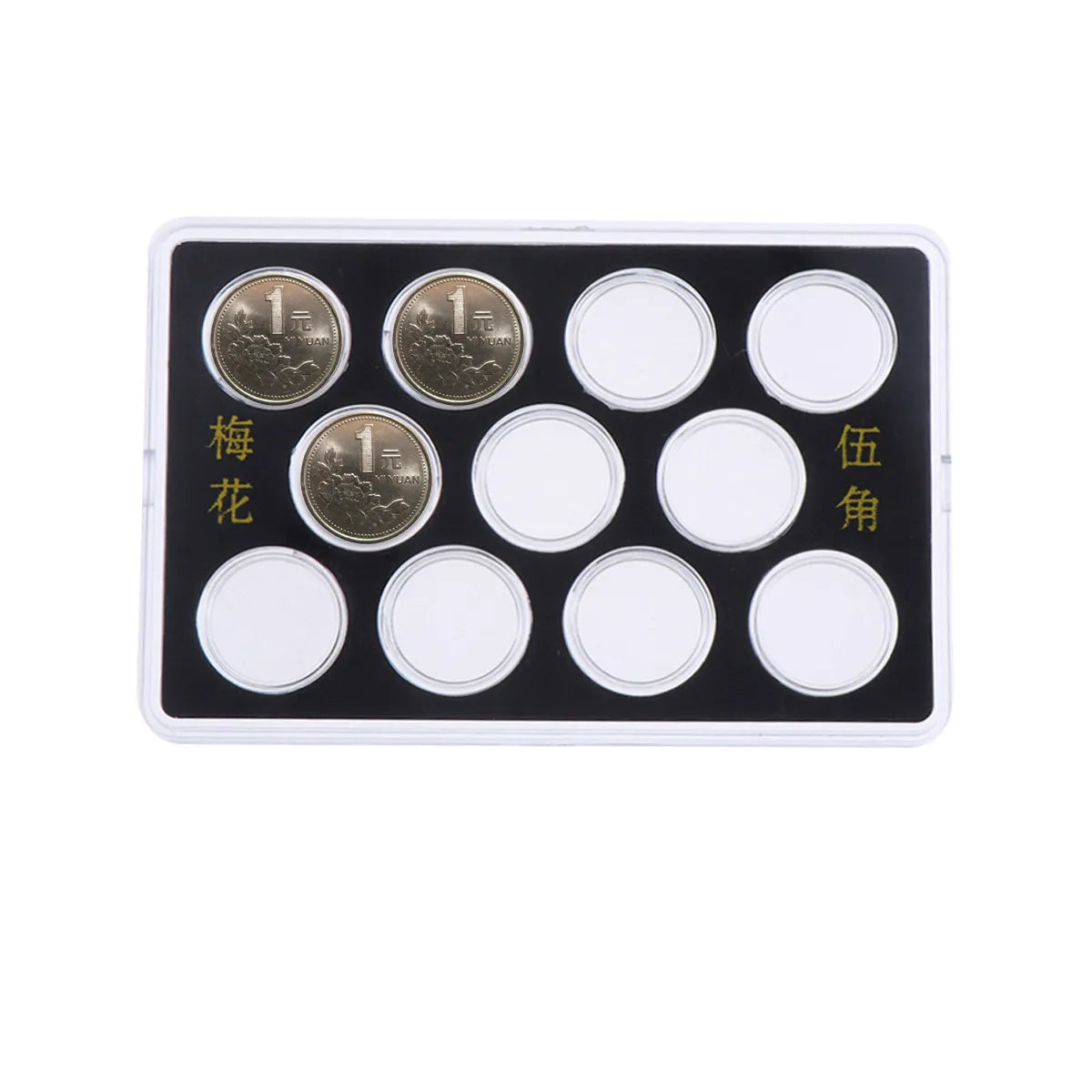 Coin Collection Box Plastic Capsule Dustproof Storage Organizer Coin Storage Organizer Richie's Default Title