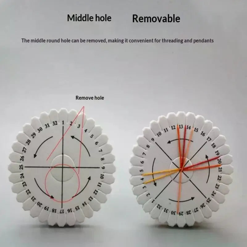 Kumihimo Braiding Disc Set – Round & Square Jewelry Weaving Tool Braiding Disc Set Richie's
