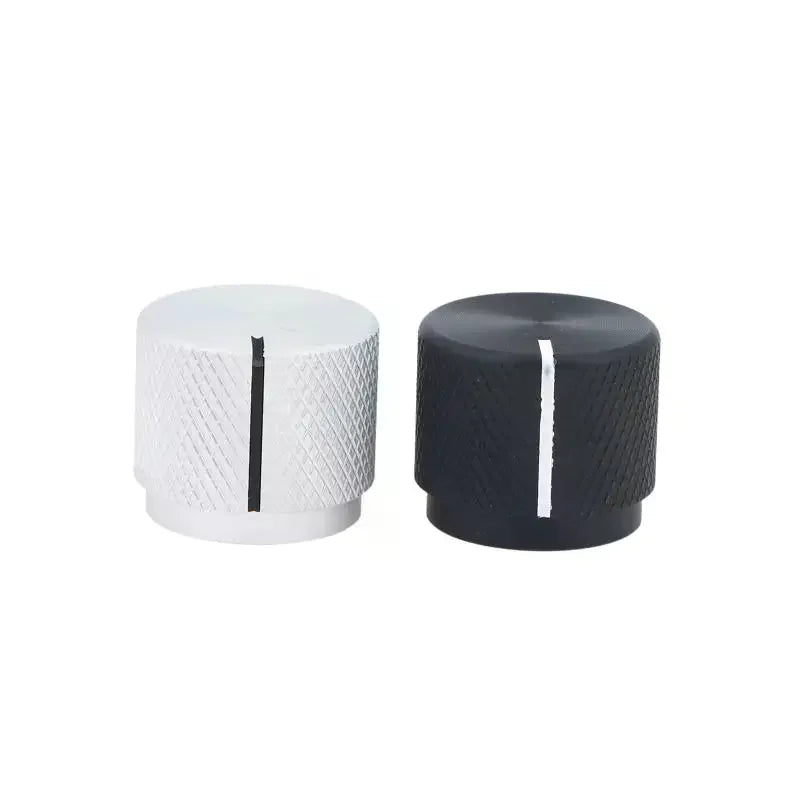 Aluminum Potentiometer Knob 20mm 30mm – Black & Silver Potentiometer Knob Richie's