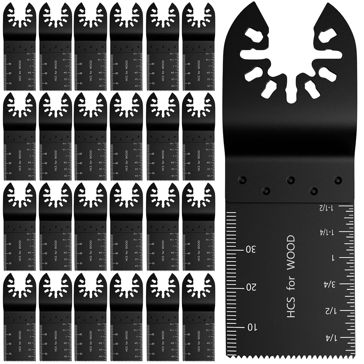 Oscillating Multi-Tool Saw Blades 10/25 Pcs Quick Release Set Oscillating Saw Blades Richie's 35mm-25Pcs