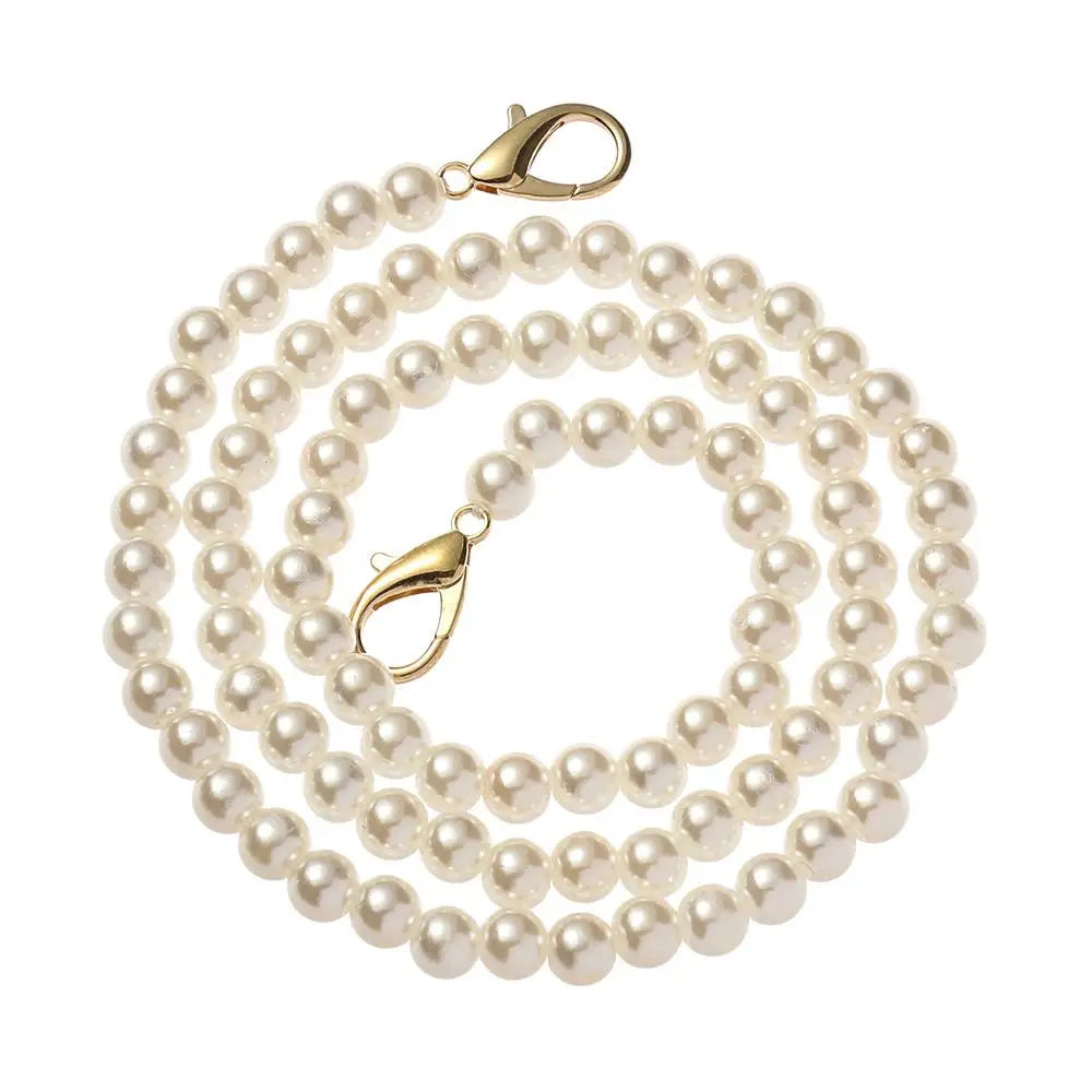 Pearl Bag Strap Beaded Handbag Chain – 14 Sizes DIY Replacement Bag Strap Accessory Richie's DULL