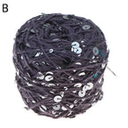 Sequin Cotton Yarn 50g Ball – Glitter Knitting Thread for DIY Craft Yarn Richie's B