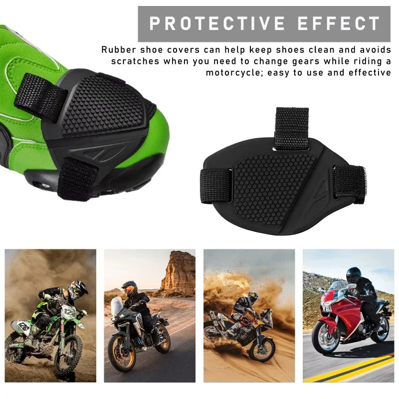 Motorcycle Shifter Pad Rubber Boot Cover – Universal Shoe Protector Motorcycle Shoe Cover Richie's