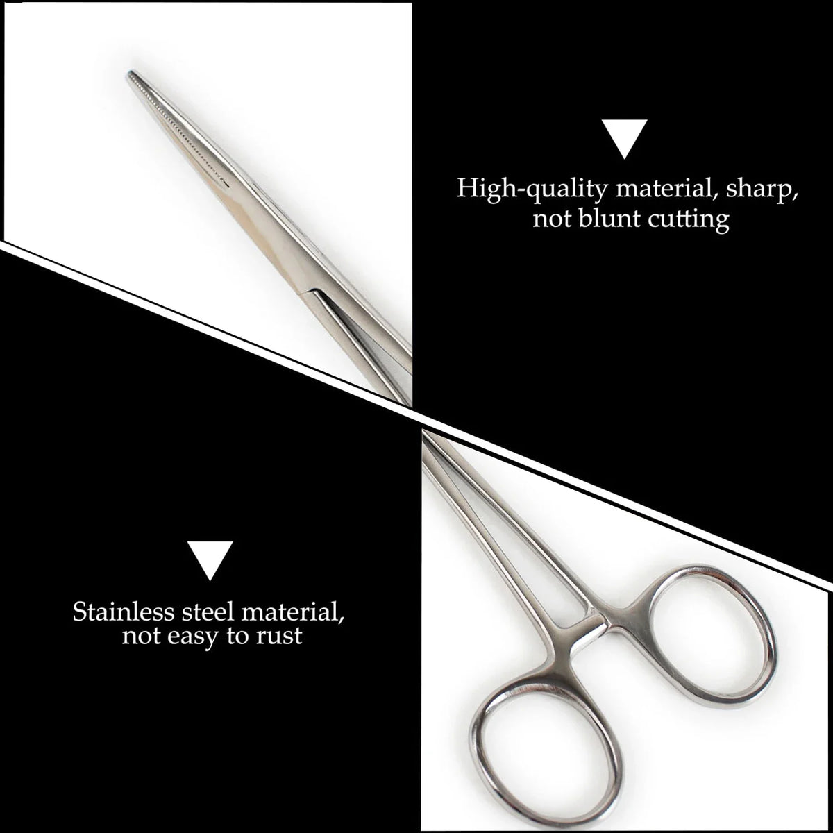 Stainless Steel Straight Hemostat Clamp for Pet Grooming Pet Grooming Clamp Richie's