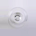 HOBHE Glass Soap Dish – Matte & Transparent Bathroom Holder Glass Soap Dish Richie's Transparent