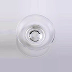 HOBHE Glass Soap Dish – Matte & Transparent Bathroom Holder Glass Soap Dish Richie's Transparent