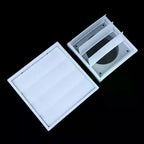 White Plastic Vent Cover Grille – One-Way Exhaust & Waterproof Exhaust Vent Cover Richie's