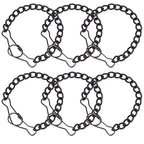 6-Pack Black Iron Hanging Chains for Door Signs & Nameplates Hanging Display Chains Richie's