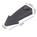 Silicone Self-Adhesive Door Stopper – Nail-Free Floor Mount Door Stopper Richie's Grey 1pcs