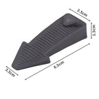Silicone Self-Adhesive Door Stopper – Nail-Free Floor Mount Door Stopper Richie's Grey 1pcs