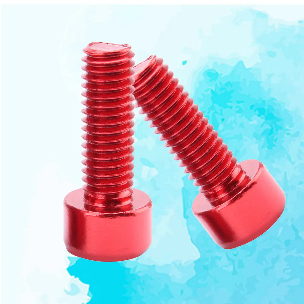 4Pcs M5 Aluminum Alloy CNC Bike Water Bottle Cage Bolts Bike Cage Bolts Richie's