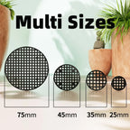 100Pcs Round Pot Drainage Mesh Pads | Bonsai Bottom Grid Screens Pot Drainage Mesh Richie's