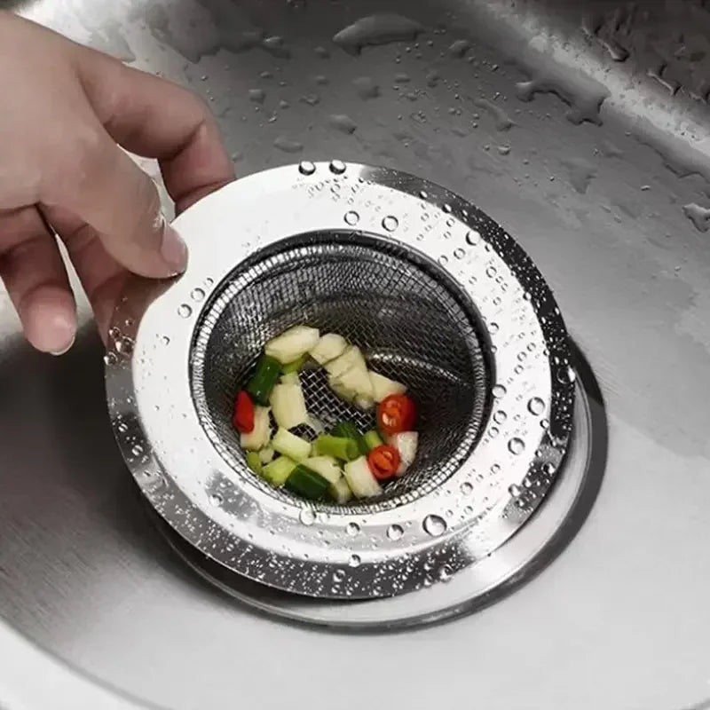 Stainless Steel Sink Strainer & Hair Catcher – 1 or 2 Pack Sink Strainer Richie's