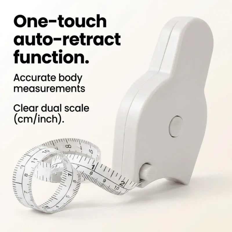 Retractable Body Measuring Tape 1.5M Dual-Scale Sewing Ruler Body Measuring Tape Richie's
