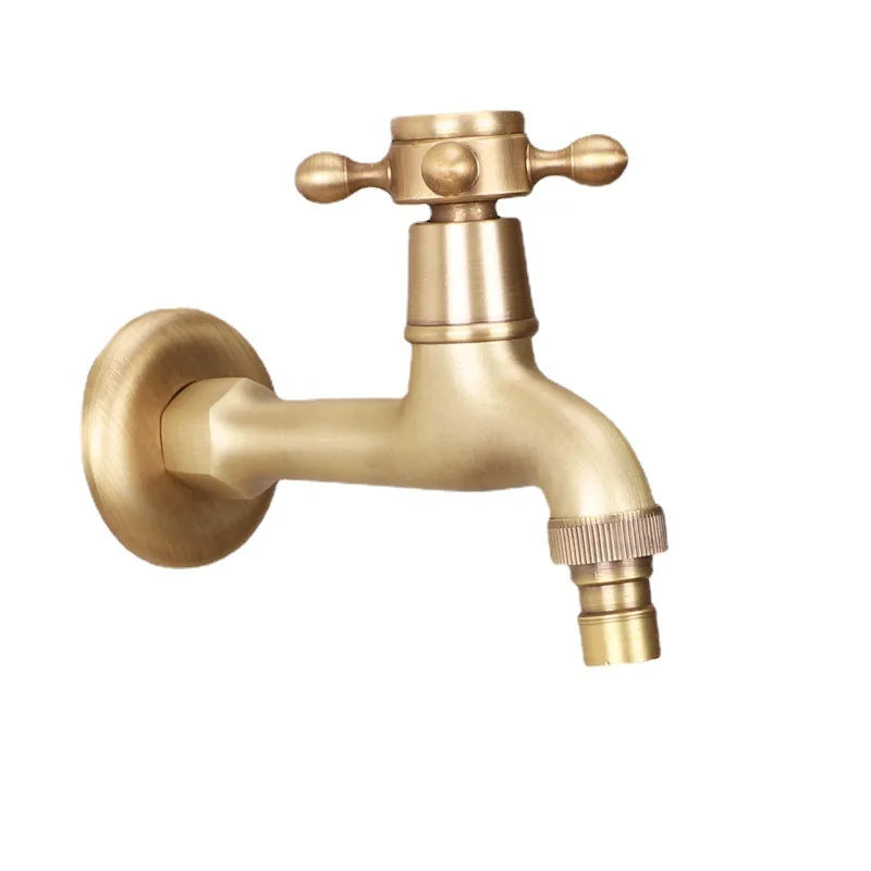 Retro European All-Copper Outdoor Cold Water Faucet | Sink Tap Cold Water Faucet Richie's