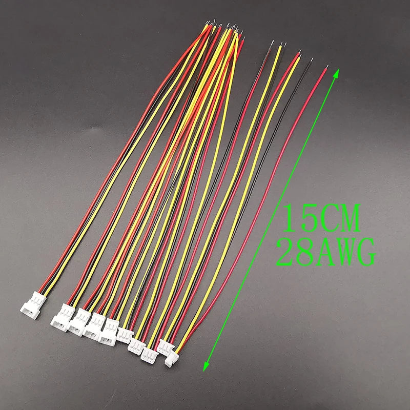 JST 1.25mm 3-Pin Male Female Wire Connectors – 5/10 Pairs Wire Connectors Richie's