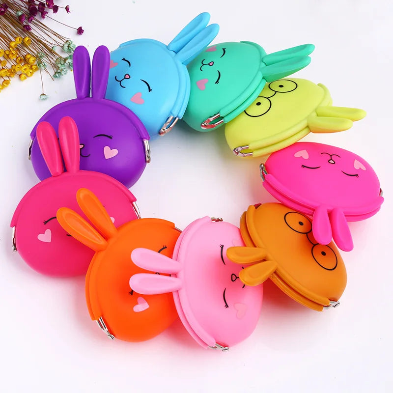 Girls Mini Silicone Animal Coin Purse – Kids Key Wallet Silicone Coin Purse Richie's