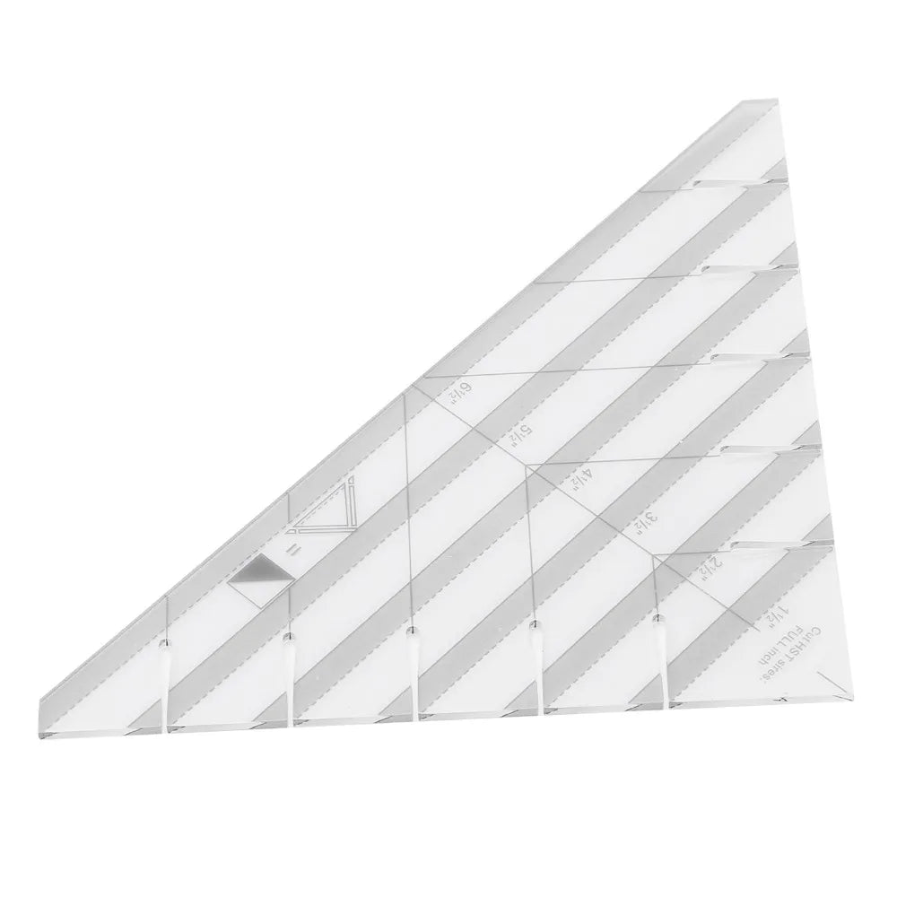Acrylic Triangle Quilting Ruler – Patchwork Template & Fabric Tool Quilting Ruler Richie's