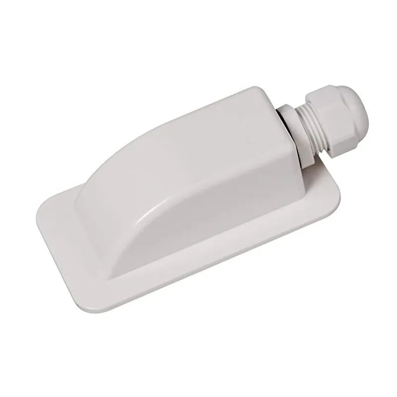 Solar Cable Entry Gland Box for RV Caravan Yacht Motorhome Solar Cable Gland Box Richie's white