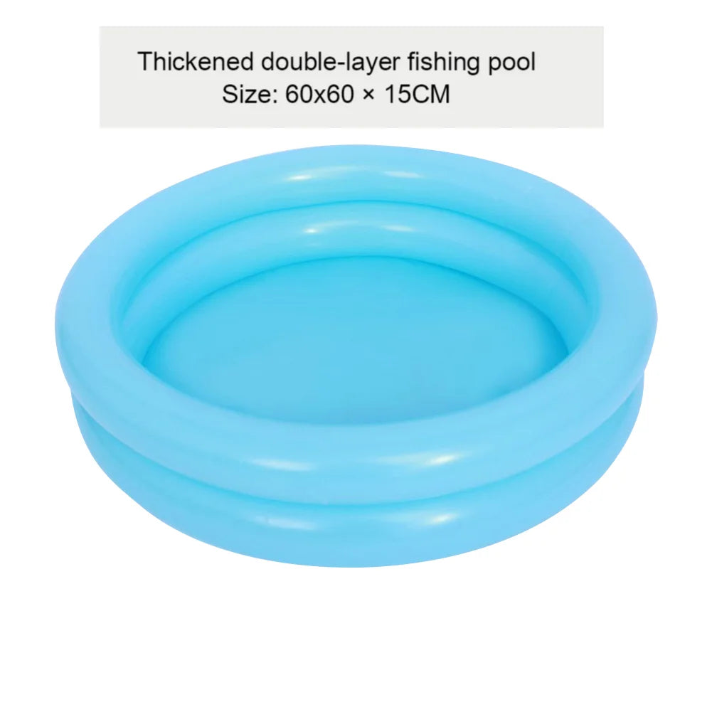 60cm Inflatable Baby Paddling Pool – Portable Round Kids Pool Inflatable Paddling Pool Richie's 1PC