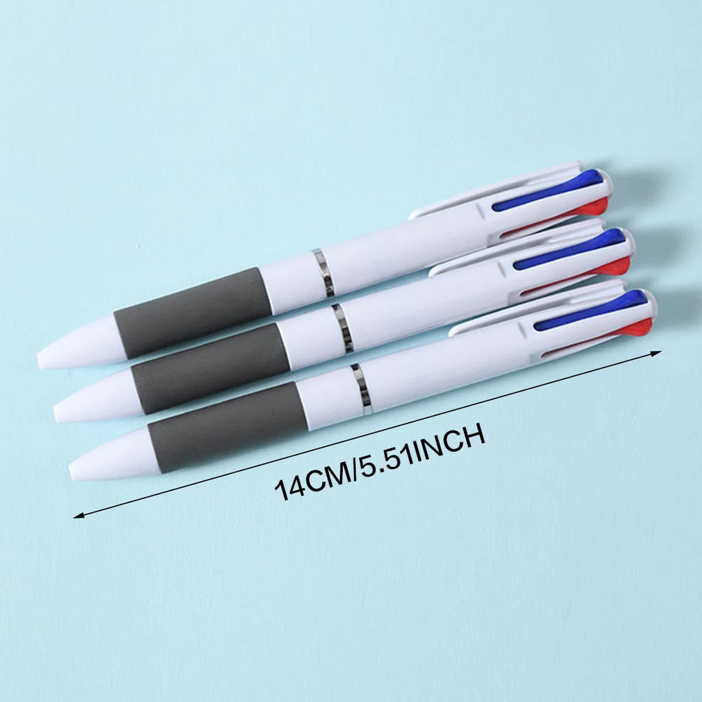 3-in-1 Multicolor Retractable Ballpoint Pens | 3/6/10 Pack Multicolor Ballpoint Pens Richie's