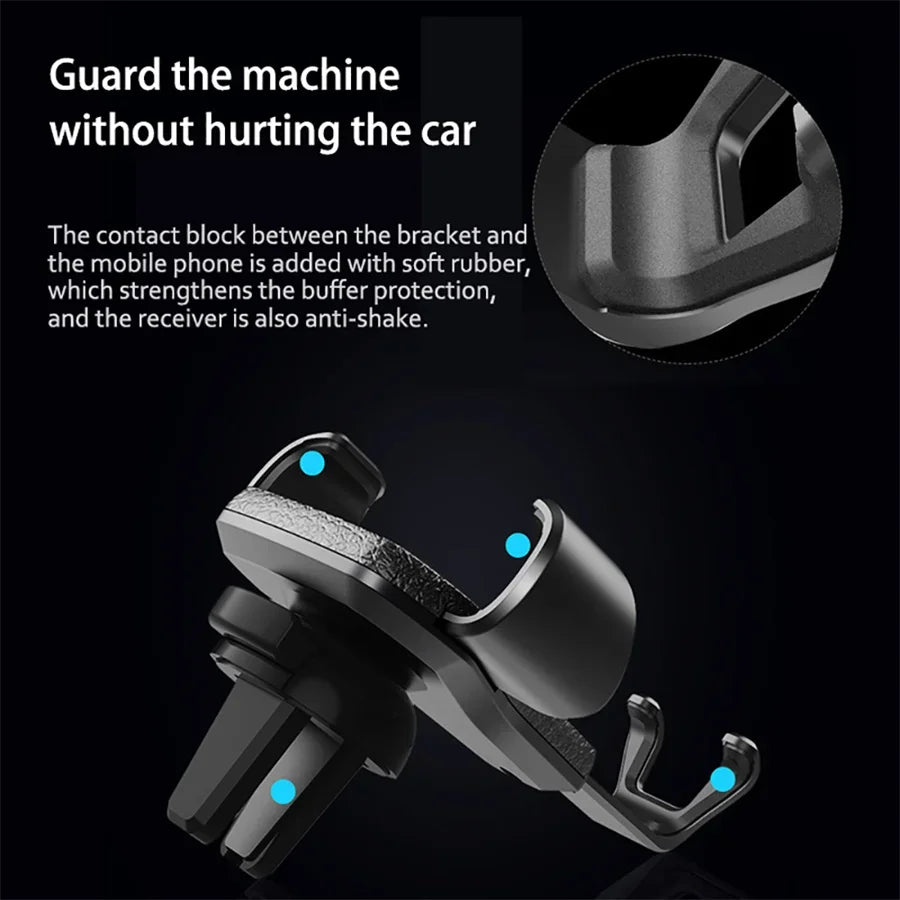 Gravity Car Air Vent Phone Mount for iPhone & Samsung Car Phone Mount Richie's
