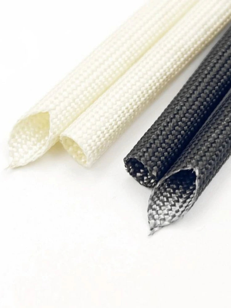 Fiberglass Braided Sleeve 1–50mm High-Temp Insulated Wire Wrap Fiberglass Wire Sleeve Richie's