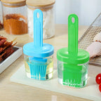 Silicone Oil Brush Dispenser Bottle for BBQ Baking & Basting Basting Brush Dispenser Richie's