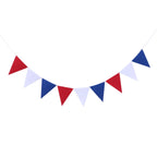 2.5m Patriotic Felt Bunting Banner Red White Blue Garland Patriotic Bunting Banner Richie's