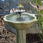 3-Tier Solar Bird Bath Fountain – 9 Nozzles, Yard & Patio Solar Garden Fountain Richie's